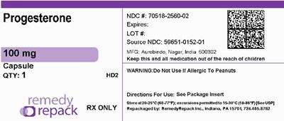 Progesterone 100mg 70518 2560 02